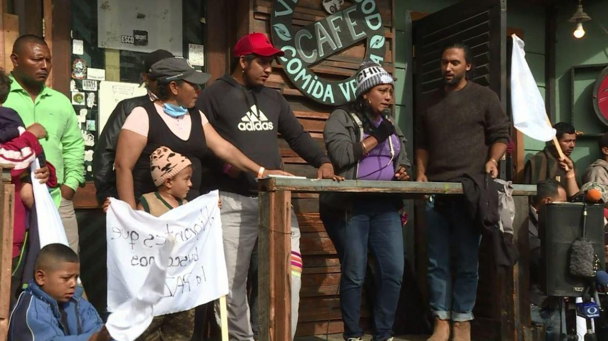 Noticia: VIDEO: mujeres de caravana migrante anuncian huelga de hambre VIDEO: mujeres de caravana migrante anuncian huelga de hambre