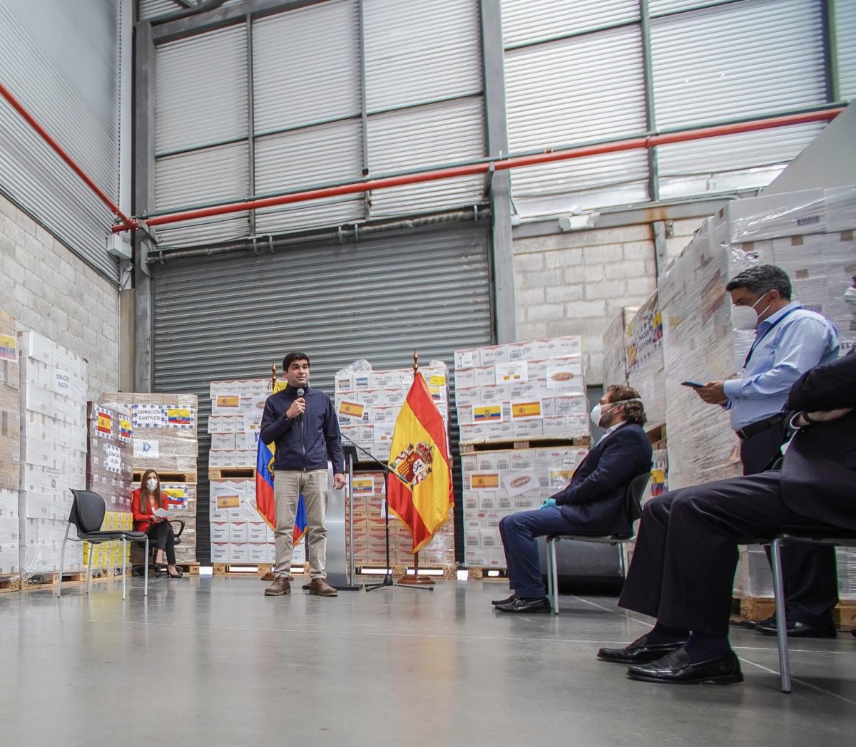 Ecuador recibe USD 300 mil en alimentos por parte de empresas españolas