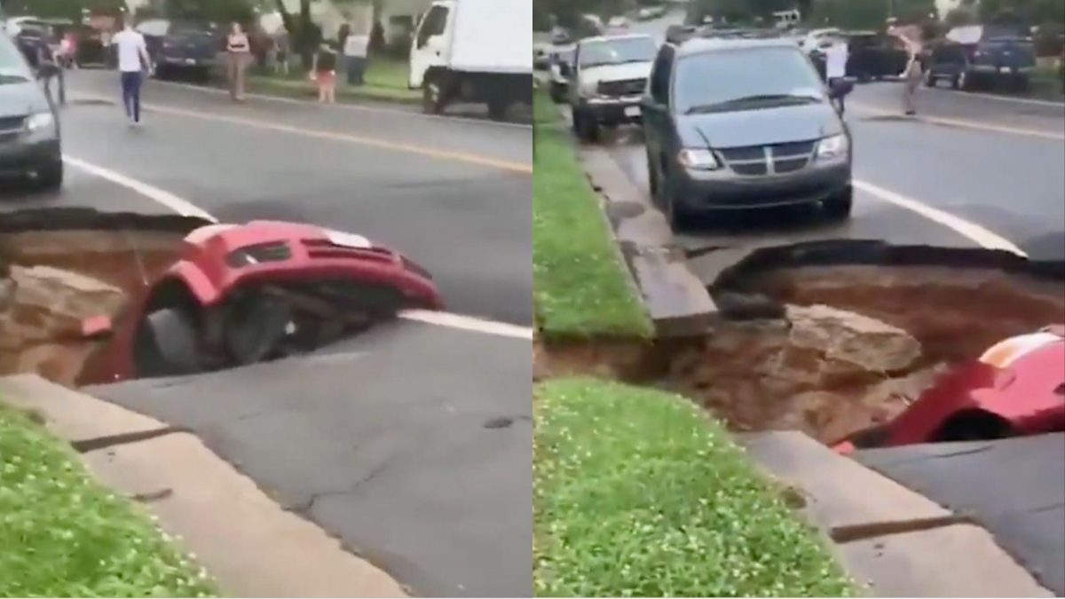 Noticia: VIDEO | Impresionantes IMÁGENES: tierra se traga por completo un carro en EE.UU. VIDEO | Impresionantes IMÁGENES: tierra se traga por completo un carro en EE.UU.
