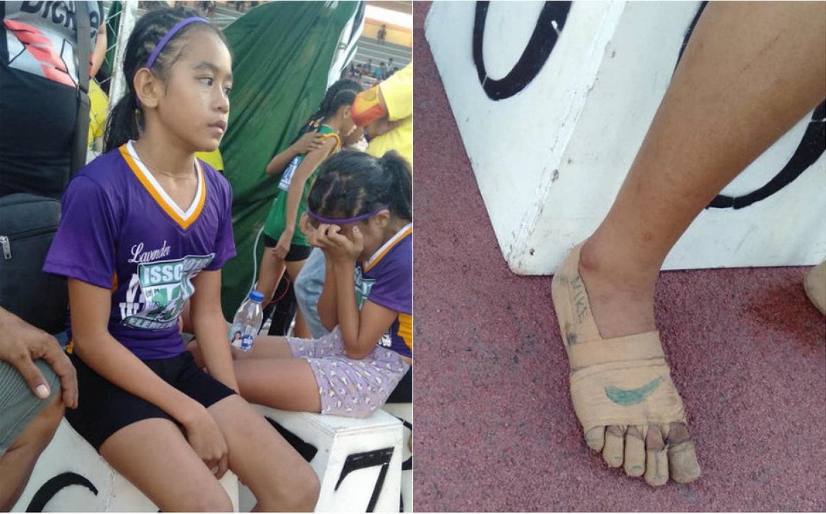 Una niña gana tres medallas de oro tras correr sin zapatos TC Televisión
