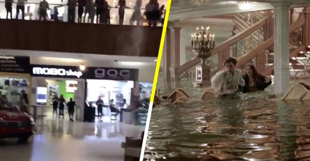 Noticia: VIDEO | Se inunda un centro comercial mientras músicos tocan 'Titanic' VIDEO | Se inunda un centro comercial mientras músicos tocan 'Titanic'