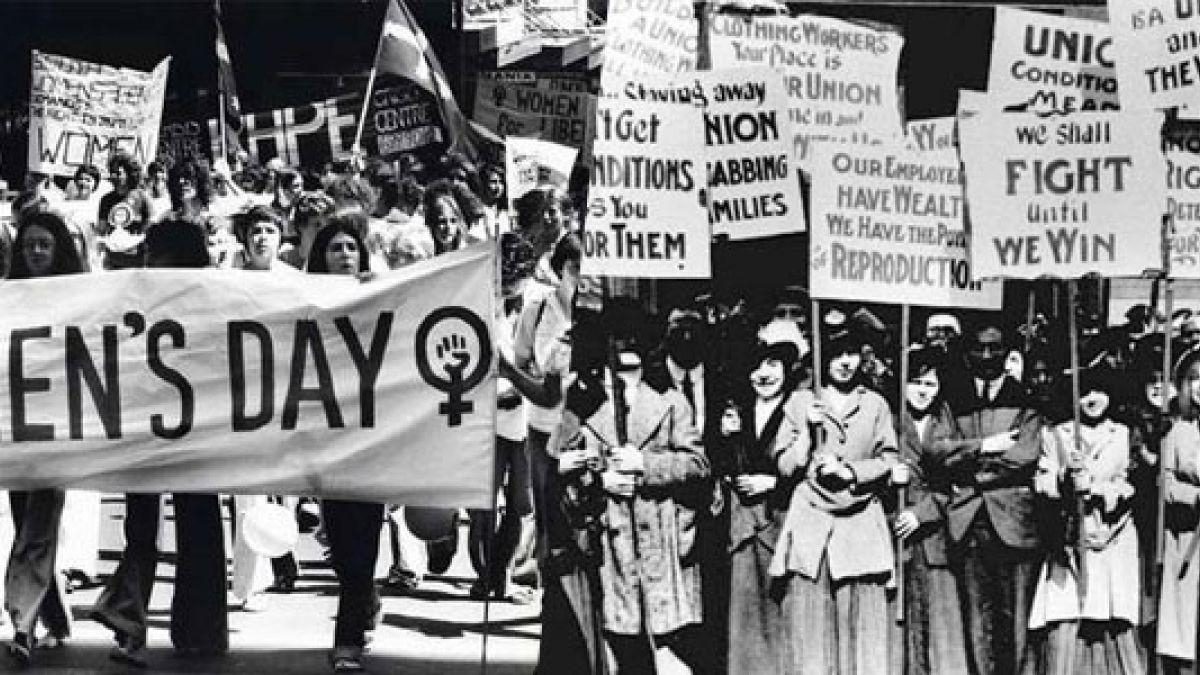 En el año 1909, se celebró por vez primera un día nacional de la mujer, siendo este declarado el 28 de febrero por el Partido Socialista en EE.UU.