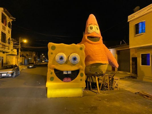 Imagen: Bob Esponja y Patricio - Ubicación: 29 y Venezuela. Imagen: Bob Esponja y Patricio - Ubicación: 29 y Venezuela.