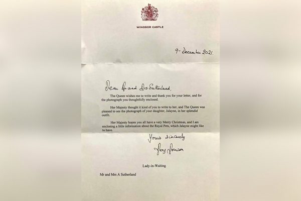 Imagen: La carta de la Corona. Foto: Captura Imagen: La carta de la Corona. Foto: Captura