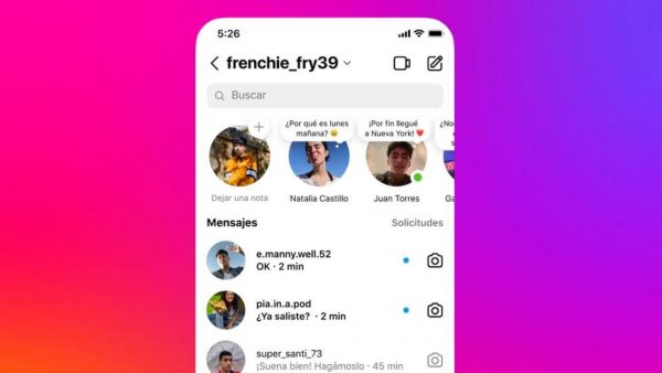 Imagen: "Notas", la nueva función de Instagram. Foto: Instagram. Imagen: "Notas", la nueva función de Instagram. Foto: Instagram.