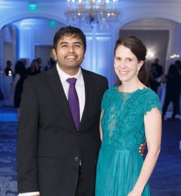Imagen: Kristin Stecher y su esposo Rushabh Doshi Imagen: Kristin Stecher y su esposo Rushabh Doshi