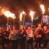 Marcha con antorchas en Quito contra la violencia de género