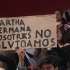 Plantón contra violencia de género en Quito