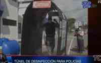 Noticia: VIDEO: En Esmeraldas se implementa túnel de desinfección para policías VIDEO: En Esmeraldas se implementa túnel de desinfección para policías