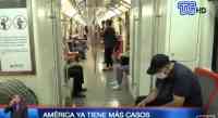 Noticia: VIDEO: América ya tiene más casos de coronavirus que Europa VIDEO: América ya tiene más casos de coronavirus que Europa