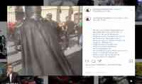 Noticia: VIDEO| Hombre disfrazado de Batman aparece en medio de las protestas en Filadelfia VIDEO| Hombre disfrazado de Batman aparece en medio de las protestas en Filadelfia