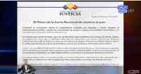 Noticia: VIDEO| Corte Nacional de Justicia se pronuncia sobre actuación de jueces VIDEO| Corte Nacional de Justicia se pronuncia sobre actuación de jueces