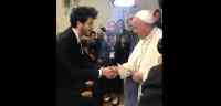 Noticia: VIDEO | Sebastián Yatra emocionado cuando se encuentra con el Papa Francisco VIDEO | Sebastián Yatra emocionado cuando se encuentra con el Papa Francisco