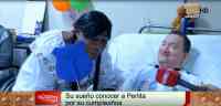 Noticia: VIDEO | Perlita Perol cumple sueño de un fanático en un hospital VIDEO | Perlita Perol cumple sueño de un fanático en un hospital