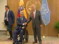 Noticia: Presidente Moreno se reunió con Secretario general de la ONU Presidente Moreno se reunió con Secretario general de la ONU