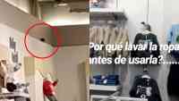 Noticia: VIDEO | Captan a ratones CAMINANDO por la ropa en popular tienda VIDEO | Captan a ratones CAMINANDO por la ropa en popular tienda