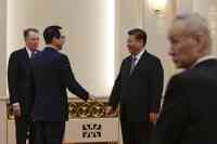 Noticia: Presidente de China se reúne con representantes comerciales de EE.UU. Presidente de China se reúne con representantes comerciales de EE.UU.