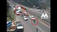 Noticia: VIDEO | Un tráiler se choca con seis carros cuando intentan salvar a un perro VIDEO | Un tráiler se choca con seis carros cuando intentan salvar a un perro