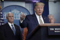 Noticia: Donald Trump confirmó que la pandemia del coronavirus no está controlada Donald Trump confirmó que la pandemia del coronavirus no está controlada