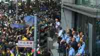 Noticia: VIDEO | Miles de manifestantes bloquean sede de la policía en Hong Kong VIDEO | Miles de manifestantes bloquean sede de la policía en Hong Kong