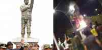 Noticia: VIDEO | Derriban estatua de Hugo Chávez durante protestas opositoras en Bolivia VIDEO | Derriban estatua de Hugo Chávez durante protestas opositoras en Bolivia