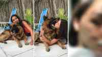 Noticia: Posó con su perro para una foto y terminó con graves heridas en su cara Posó con su perro para una foto y terminó con graves heridas en su cara