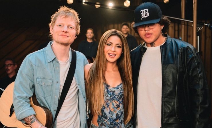 Shakira acaba de lanzar una nueva versión de "Hips Don't Lie", esta vez en compañía de Beéle y el ícono británico Ed Sheeran.