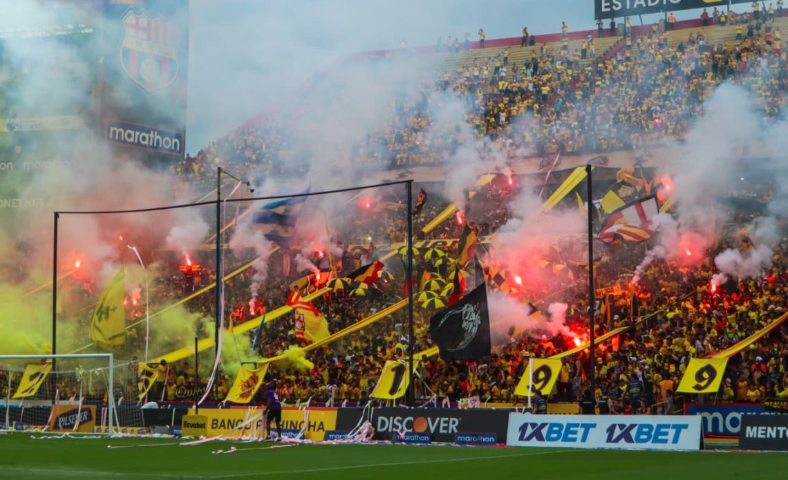La platea baja de la General Sur Baja del Monumental estará cerrada dos partidos más, a parte del cotejo ante Libertad FC de este fin de semana. Foto: Sidney Galarza