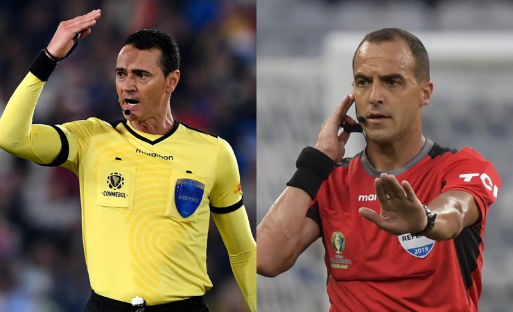 Wilmar Roldán y Esteban Ostojich serán los árbitros para los partidos de los equipos ecuatorianos en torneos Conmebol.