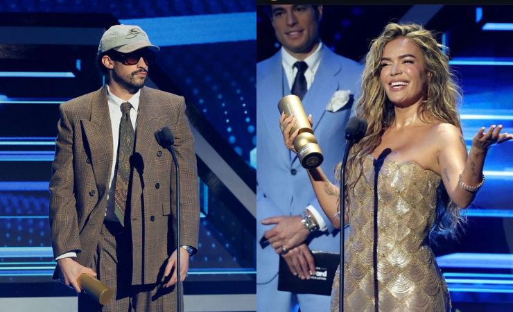 Los Latin Billboard 2025 premiaron a los artistas más destacados de la música latina, con Bad Bunny y Karol G entre los más galardonados de la ceremonia.