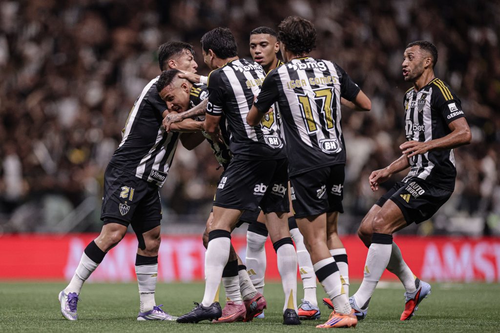 Con goles de Guilherme Arana, Bernard y Hulk, el Atlético Mineiro venció 3-1 a Independiente del Valle y se metió a la final de Copa Sudamericana. Foto: Conmebol