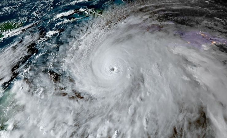Imagen de satélite del huracán 'Melissa' sobre el mar Caribe.