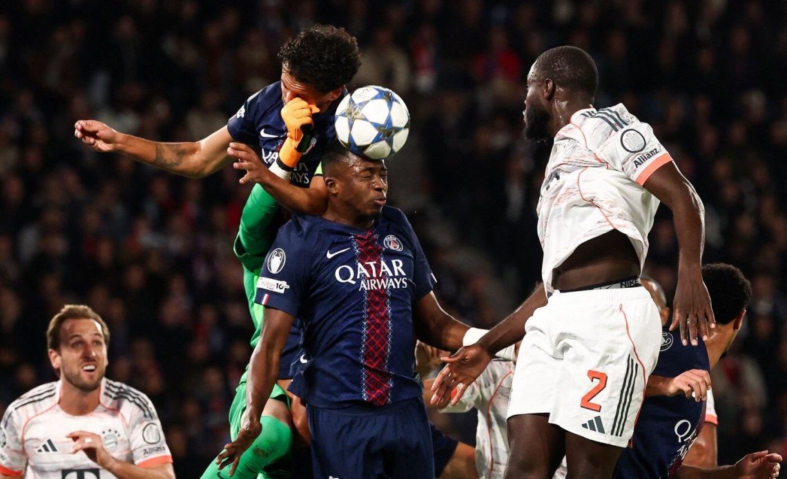 Pacho jugó los 90 minutos en la caída del PSG ante Bayern Múnich en la Liga de Campeones.