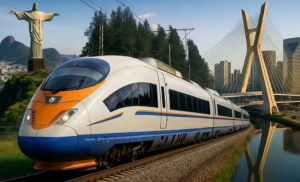 El proyecto del tren de alta velocidad entre Río de Janeiro y São Paulo, impulsado por TAV Brasil, prevé alcanzar hasta 350 km/h y comenzar operaciones en 2032.