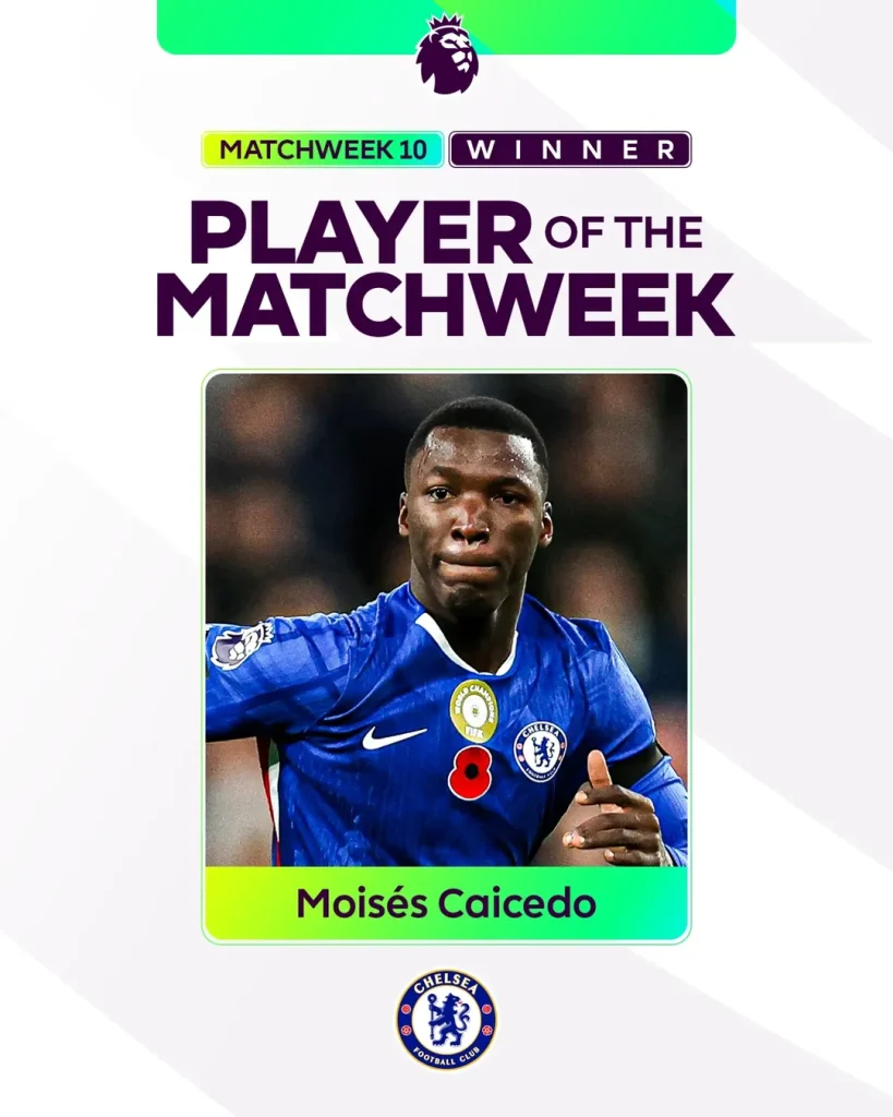 Su actuación fue clave en la victoria de los Blues por 1-0 como visitantes ante el Tottenham.