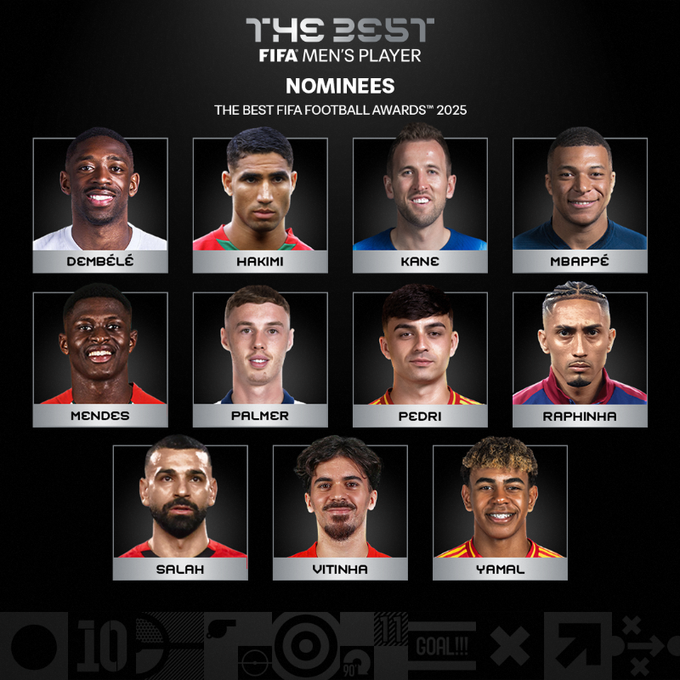 El Paris Saint-Germain (PSG) y el FC Barcelona arrasan entre los nominados a los premios The Best 2025.