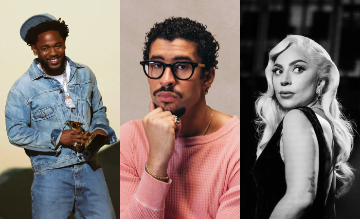 Kendrick Lamar, Bad Bunny y Lady Gaga encabezan los Grammy 2026 como los máximos favoritos para la ceremonia.