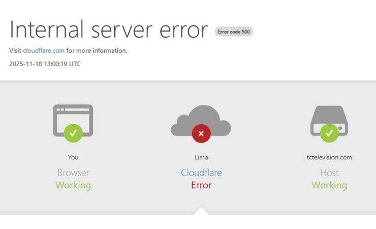 Una falla masiva afectó servicios globales esenciales como ChatGPT y X (anteriormente Twitter) este martes por la mañana.