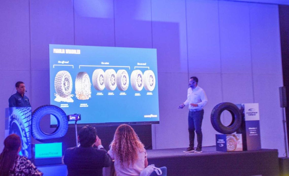 Portafolio de neumáticos Cooper Tires, entre ellos los modelos CS1, Evolution Sport y Evolution ATT, destacados por su rendimiento y durabilidad.