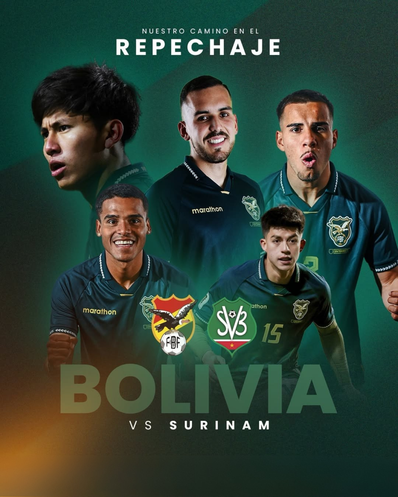 La Selección Boliviana ya conoce a su primer rival en la repesca por un cupo mundialista.