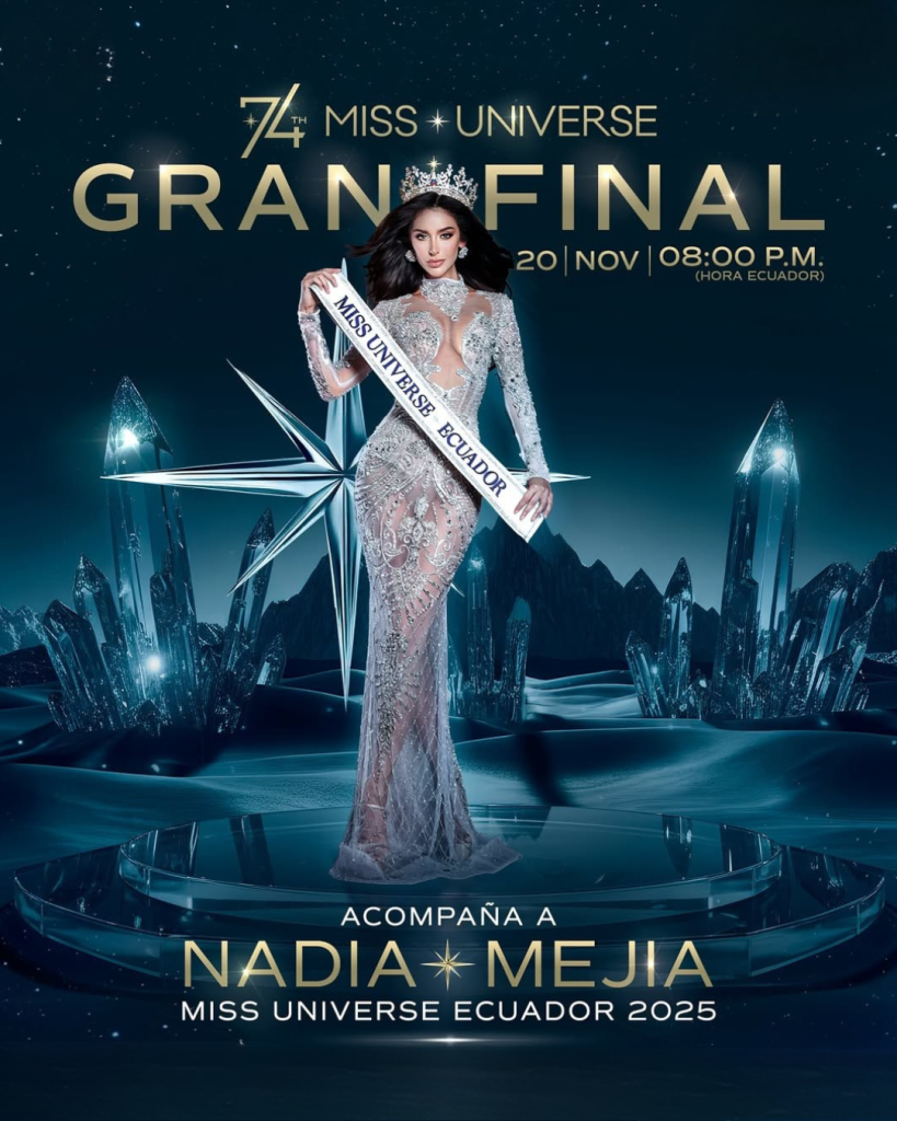 Nadia Mejía, la talentosa y bellísima representante de Ecuador, capturó la atención de la prensa internacional y los expertos en belleza.