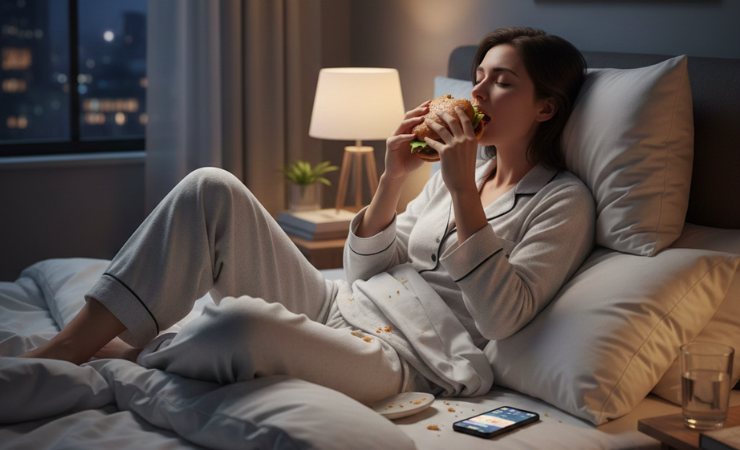 Conoce los alimentos que pueden afectar el sueño si se consumen antes de acostarse, según expertos.