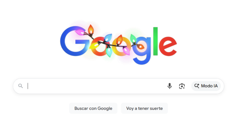 Google sorprendió a usuarios de todo el mundo al presentar un Doodle lleno de color para dar la bienvenida a la Navidad y al Año Nuevo 2026.