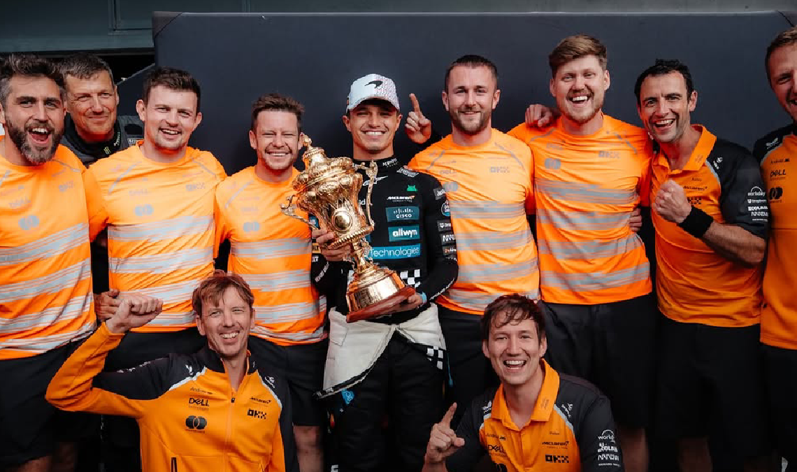 La victoria de Norris también aumenta el dominio histórico de su país en el Gran Circo.