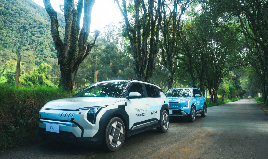 Los Kia EV3 y EV5 completaron la ruta Quito–Bogotá–Quito 100% eléctricos, demostrando su autonomía y confort en más de 2.000 kilómetros de viaje.