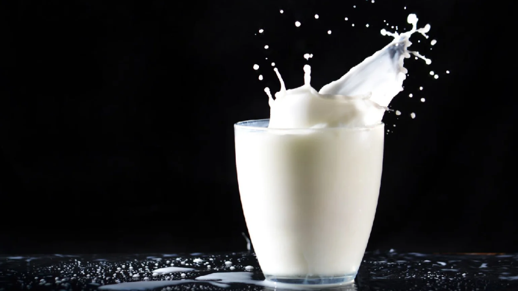 La leche contiene proteínas de alto valor biológico, calcio, vitamina D y otros minerales vitales.