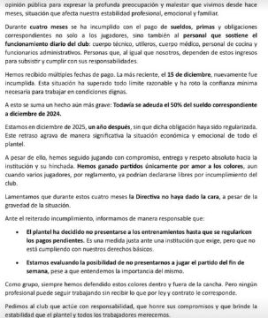 La plantilla tomó esta decisión tras el agotamiento de los plazos acordados con la dirigencia.