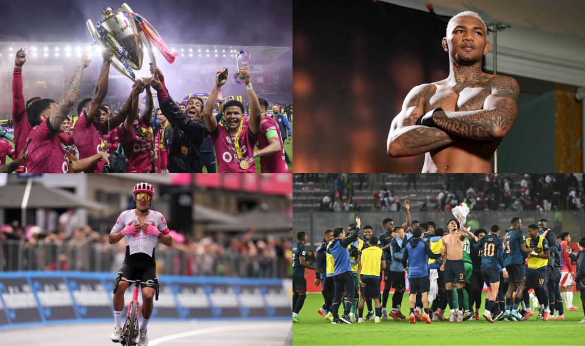 El deporte ecuatoriano vivió un 2025 de contrastes: logros históricos a nivel internacional y serias deudas pendientes en el fútbol profesional.