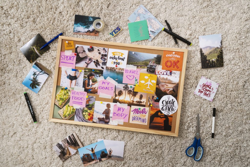 El vision board se populariza cada 1 de enero como una herramienta para fijar metas y visualizar objetivos de cara al Año Nuevo.