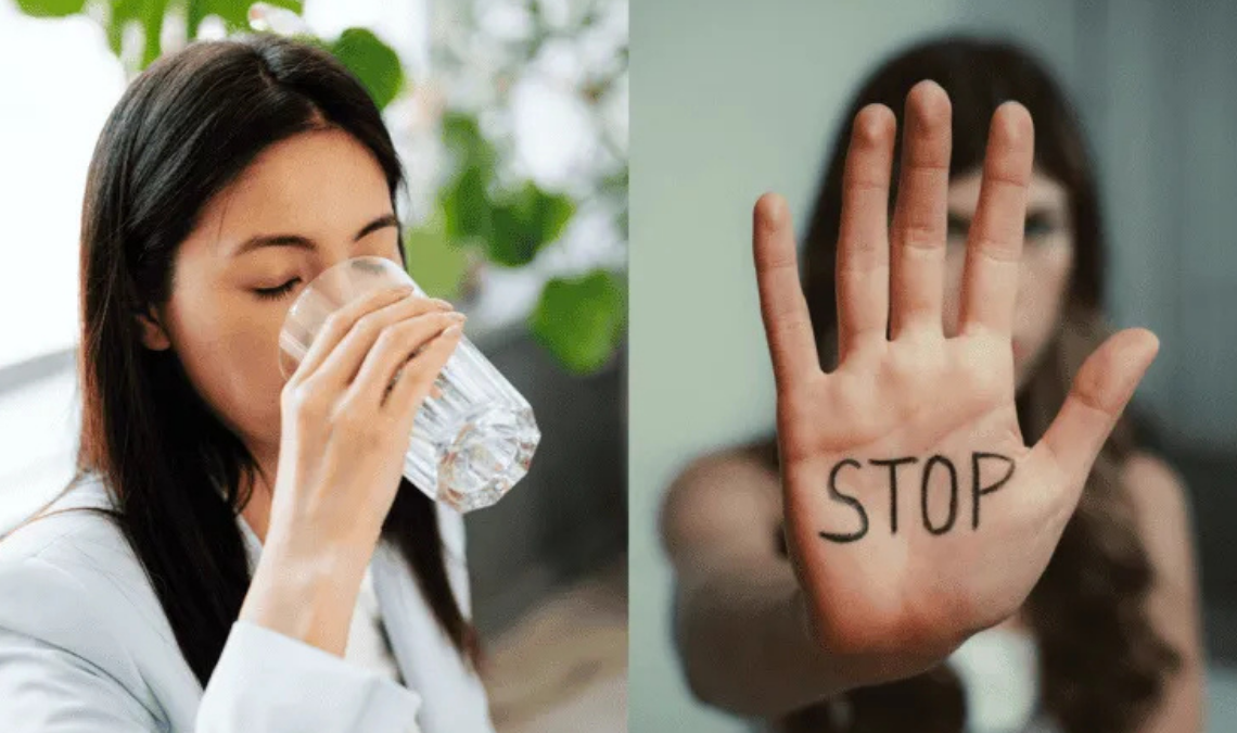 Beber agua en exceso puede diluir el sodio y causar Hiponatremia.
